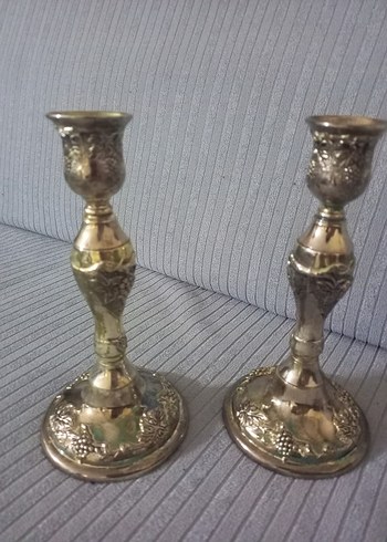 Gümüş şamdan çifti - Görsel 2