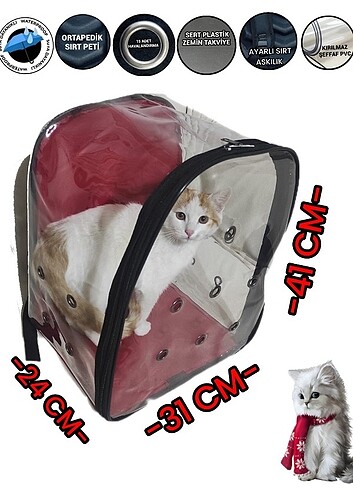 Kedi taşıma çantası 