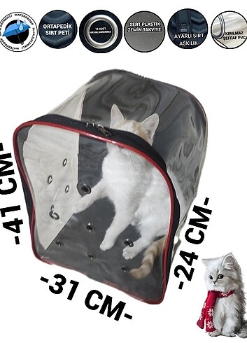 Kedi taşıma çantası 