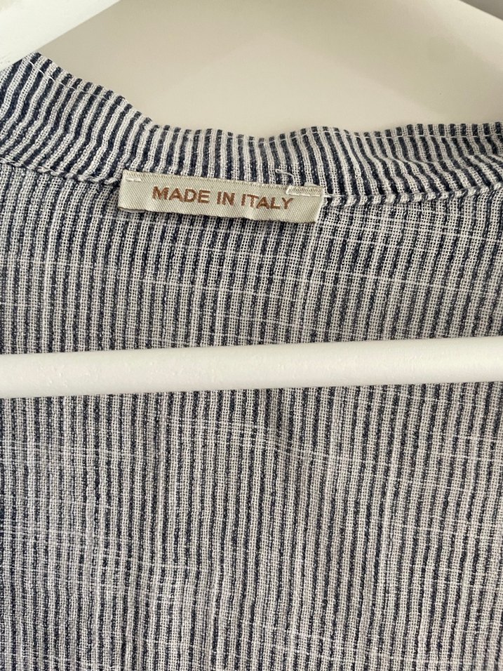 italyan uretimi lacivert gomlek - Görsel 2