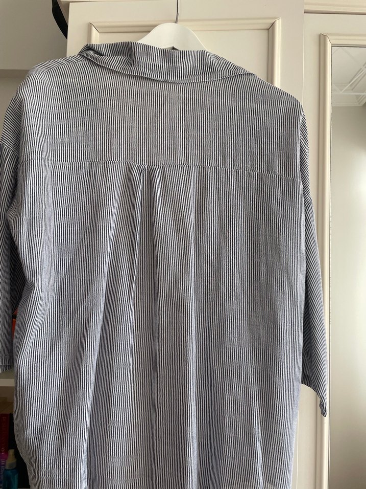 italyan uretimi lacivert gomlek - Görsel 3