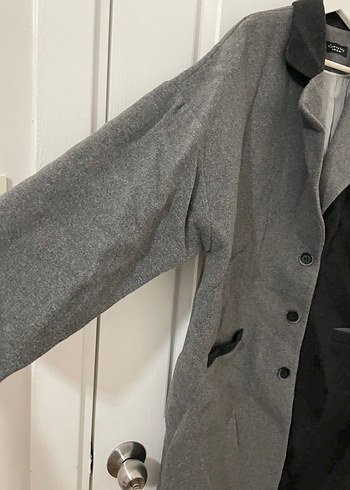 adl love my body blok renkli kaşe kaban - Görsel 6