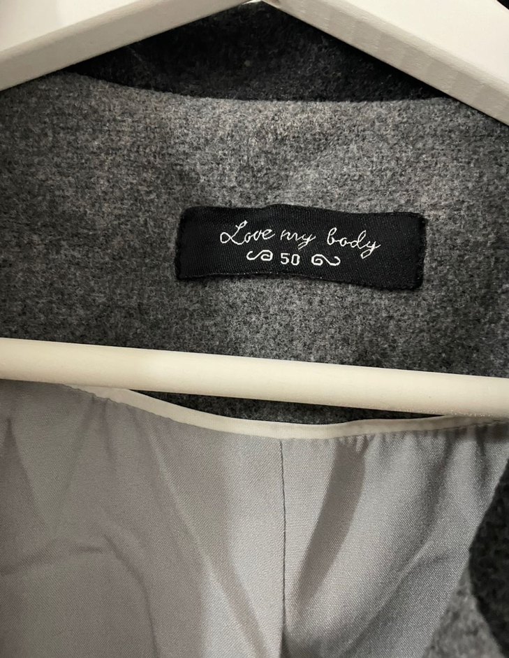 adl love my body blok renkli kaşe kaban - Görsel 4