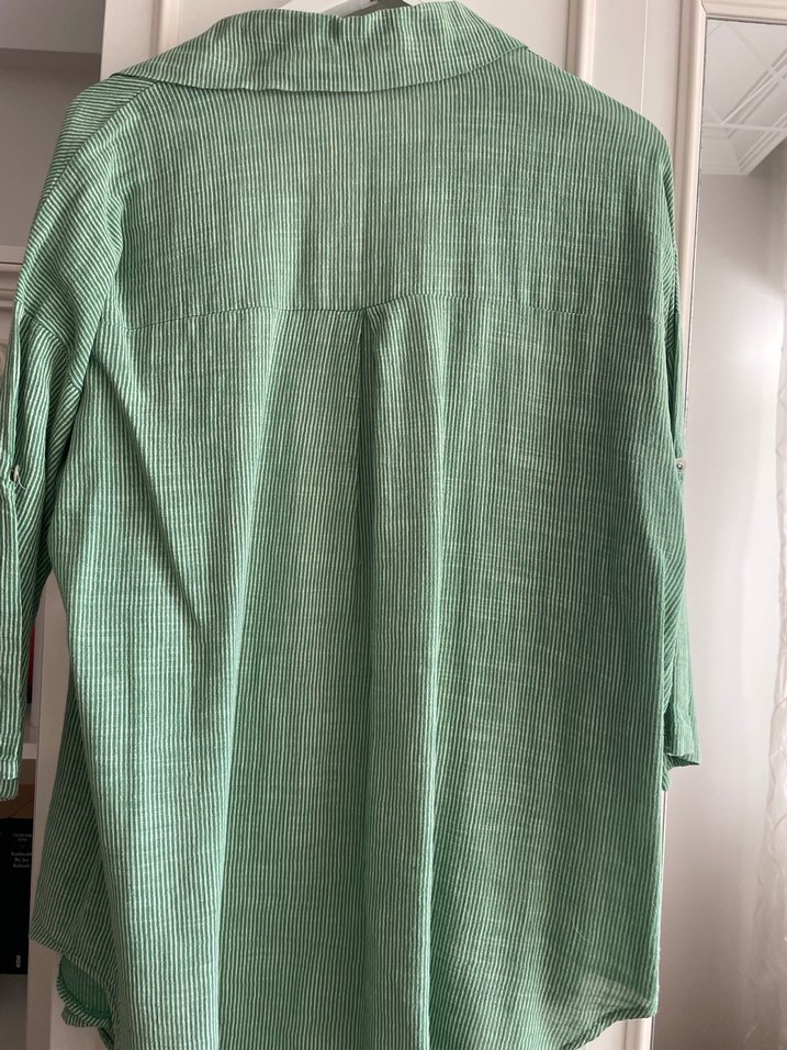 italyan uretimi yesil gomlek - Görsel 3