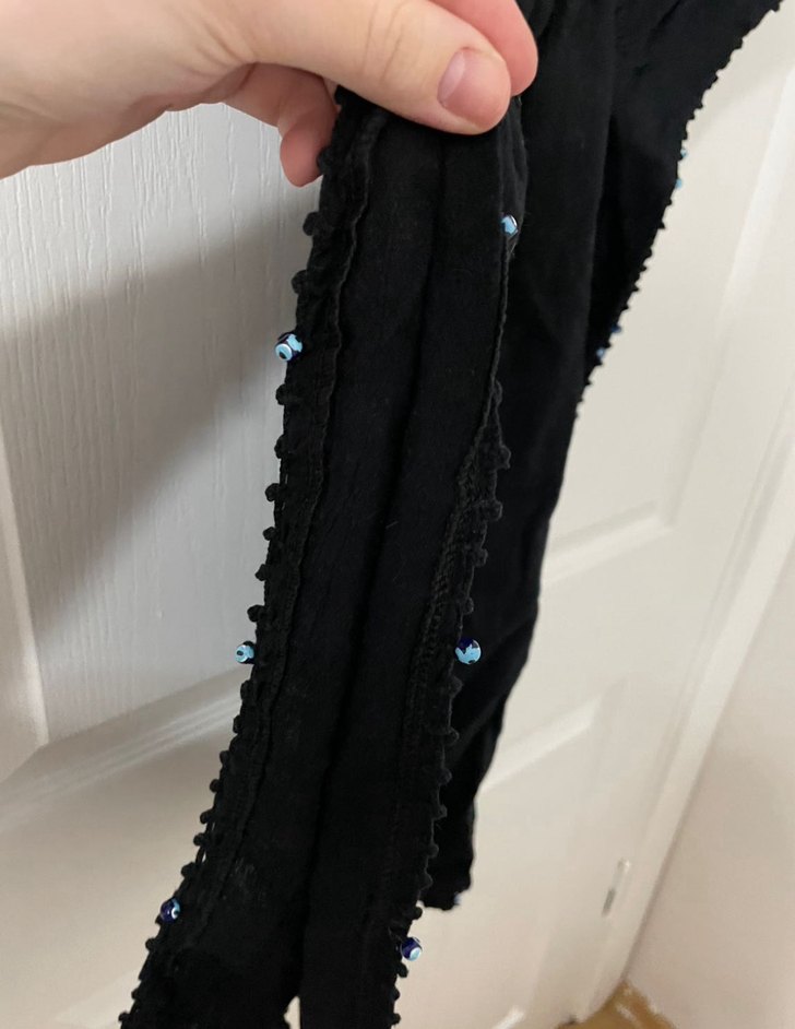 nazar boncuklu şile bezi plaj elbise - Görsel 3