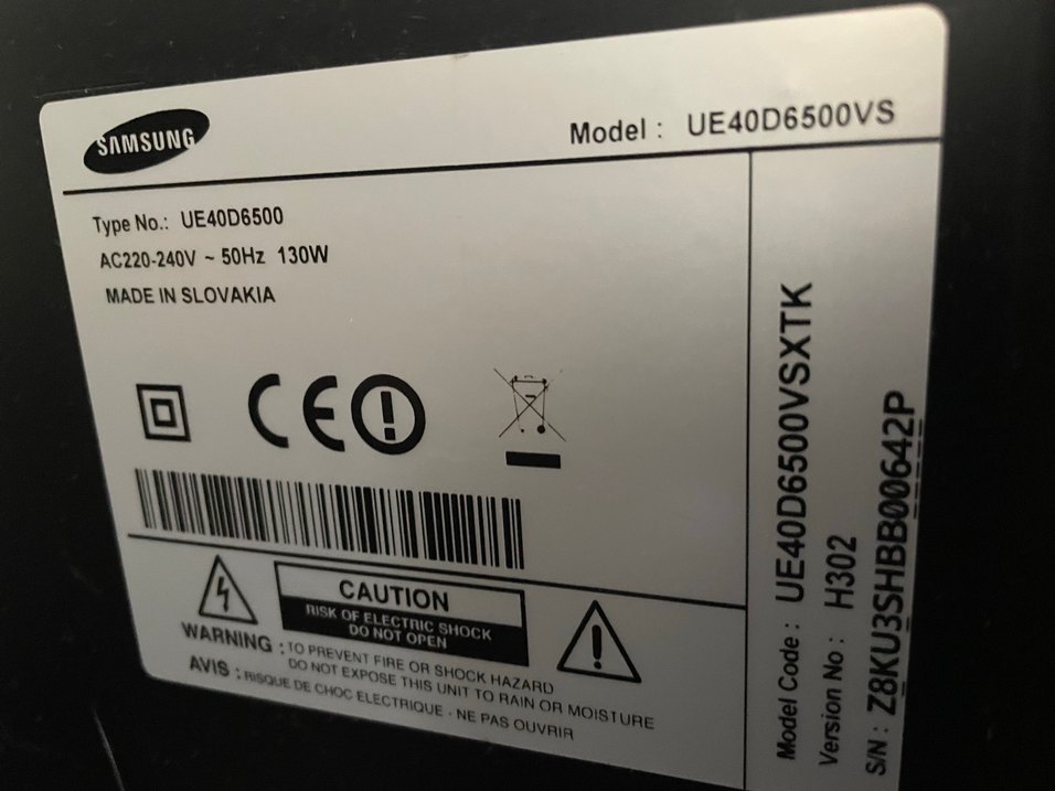 samsung UE40D6500VSXTK tv televizyon - Görsel 2