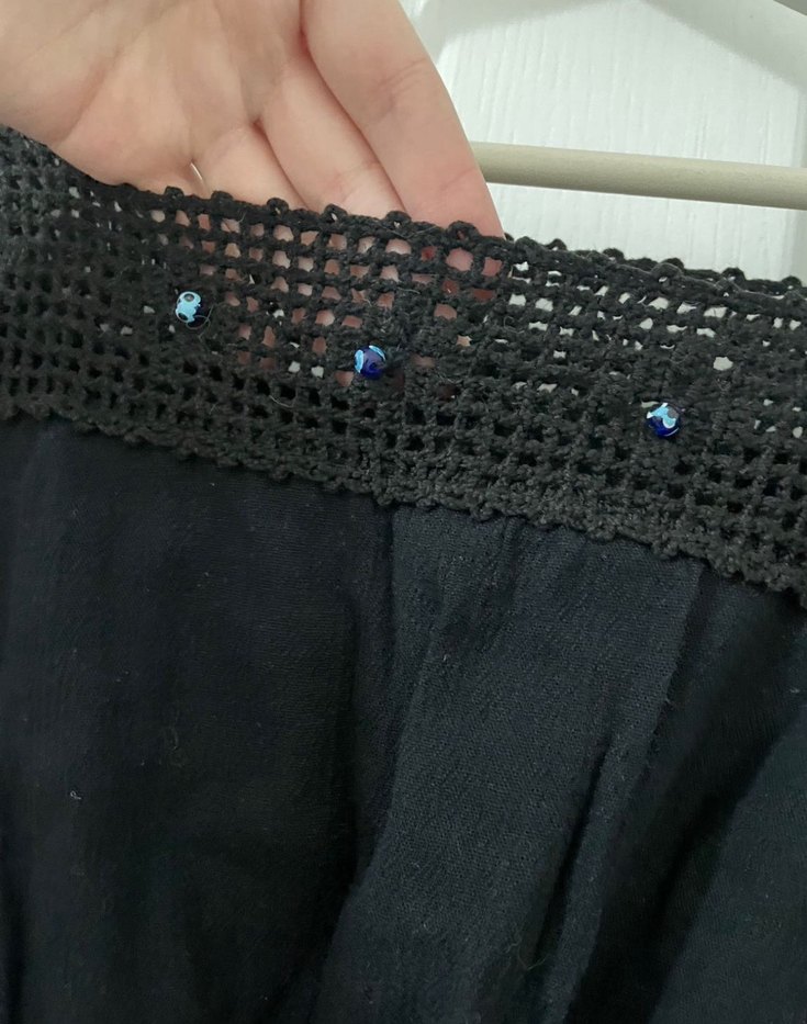 nazar boncuklu şile bezi plaj elbise - Görsel 2