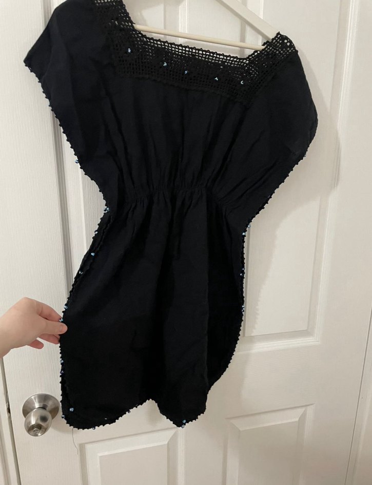 nazar boncuklu şile bezi plaj elbise - Görsel 4