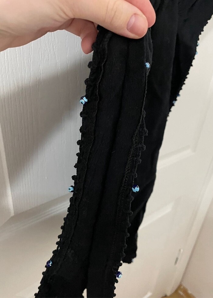 nazar boncuklu şile bezi plaj elbise - Görsel 3