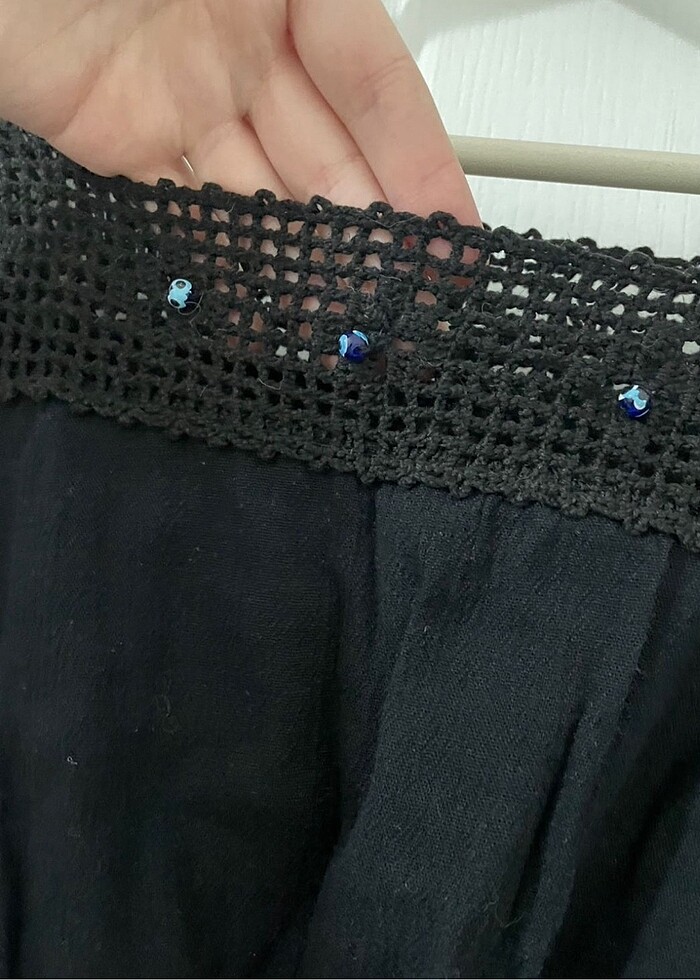 nazar boncuklu şile bezi plaj elbise - Görsel 2