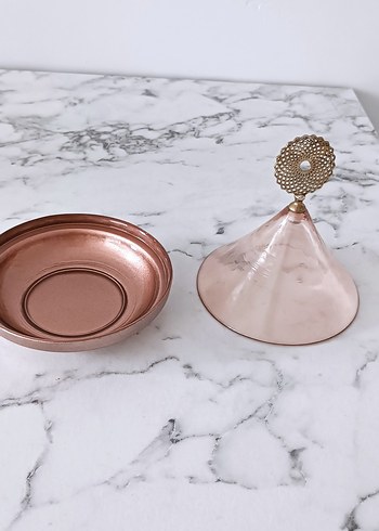 Parlak Bej Kapaklı Servis Tabağı - Görsel 6