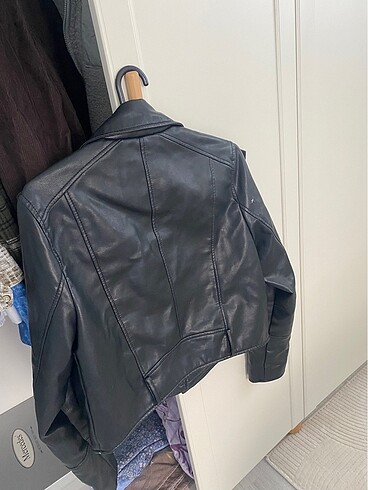 m Beden siyah Renk Pull Bear Deri ceket