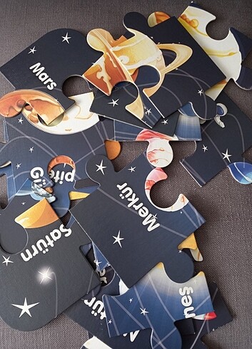 Diğer + 3 Yaş gezegenler puzzle
