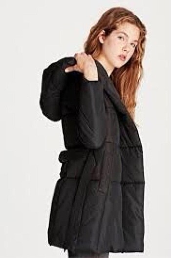 Mavi Jeans Kapüşonlu siyah mont