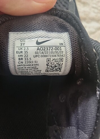 35 Beden Nike spor ayakkabı