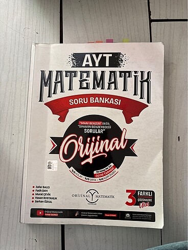 Ayt matematik orijinal soru bankası