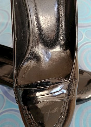 siyah Tokalı Blok Topuklu Stiletto - Görsel 5