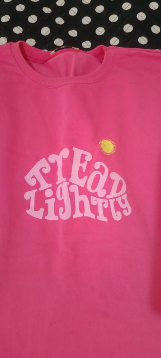 Pembe Payetli Kadın Sweatshirt - Görsel 2