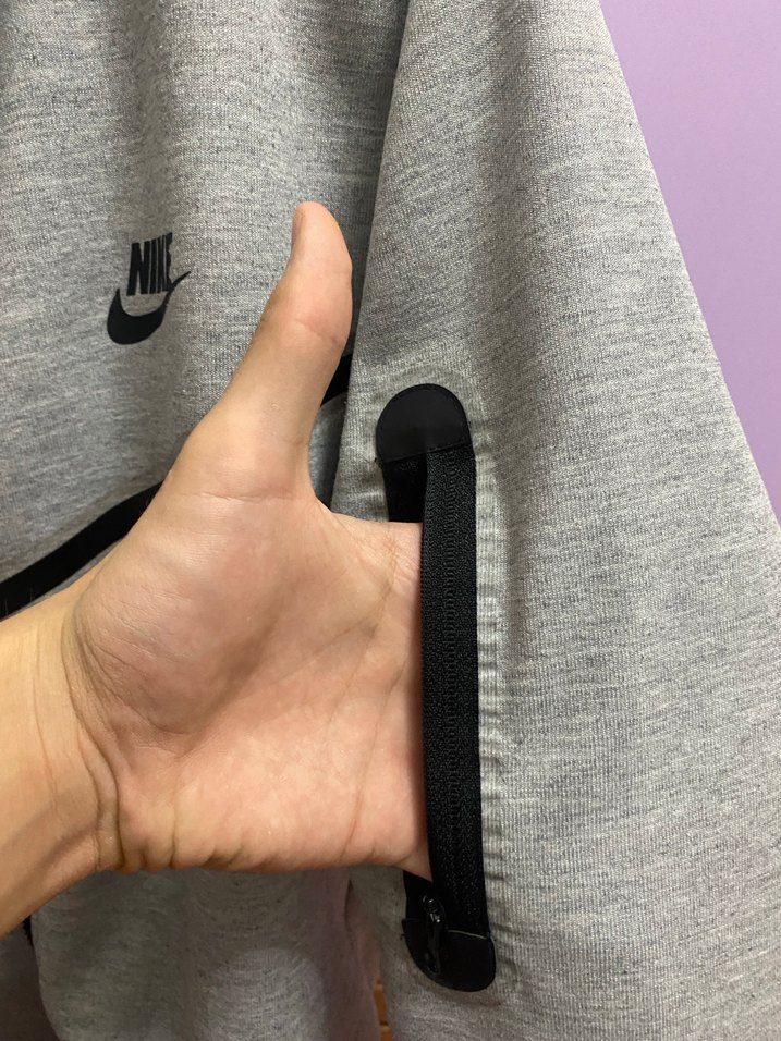 Nike Gri Fermuarlı Erkek Sweatshirt - Görsel 3