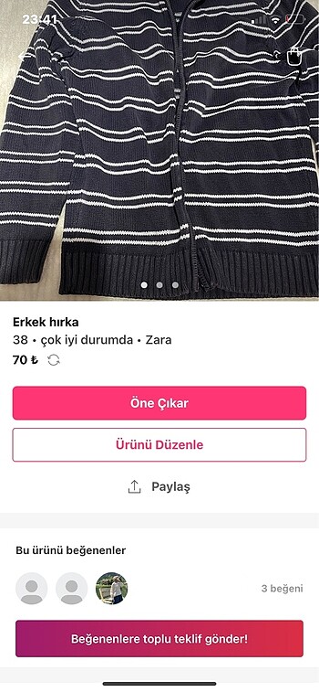 Erkek hırka