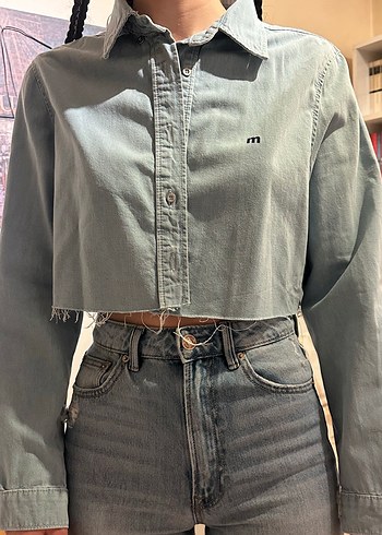 Mavi Kadın Salaş Denim Gömlek