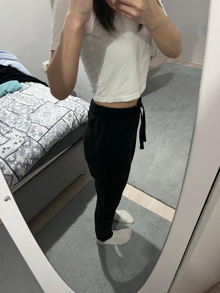 Siyah Kadın Eşofman Altı - Görsel 2