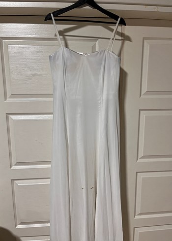 Kadın Nakışlı Uzun Kollu Altın Renkli Henna Elbisesi - Görsel 4