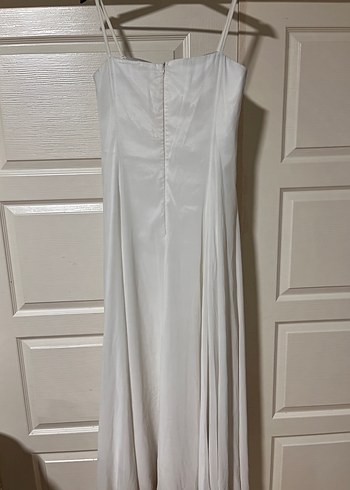 Kadın Nakışlı Uzun Kollu Altın Renkli Henna Elbisesi - Görsel 5