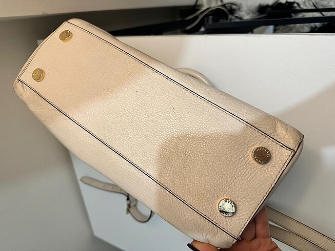 Beden beyaz Renk Michael Kors deri çantası