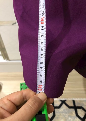 36 Beden mor Renk Uzun Mor V Yaka Kolsuz Kadın Abiye Elbise