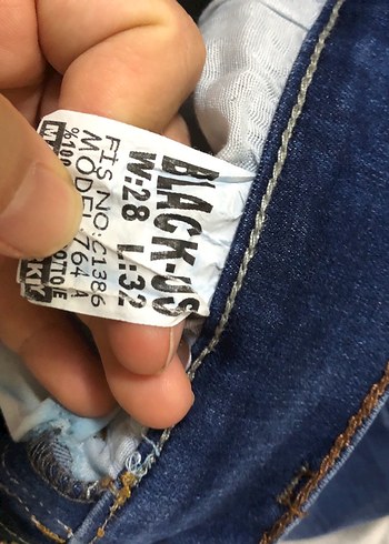 Diğer Fermuarlı Lacivert Kadın Denim Pantolon