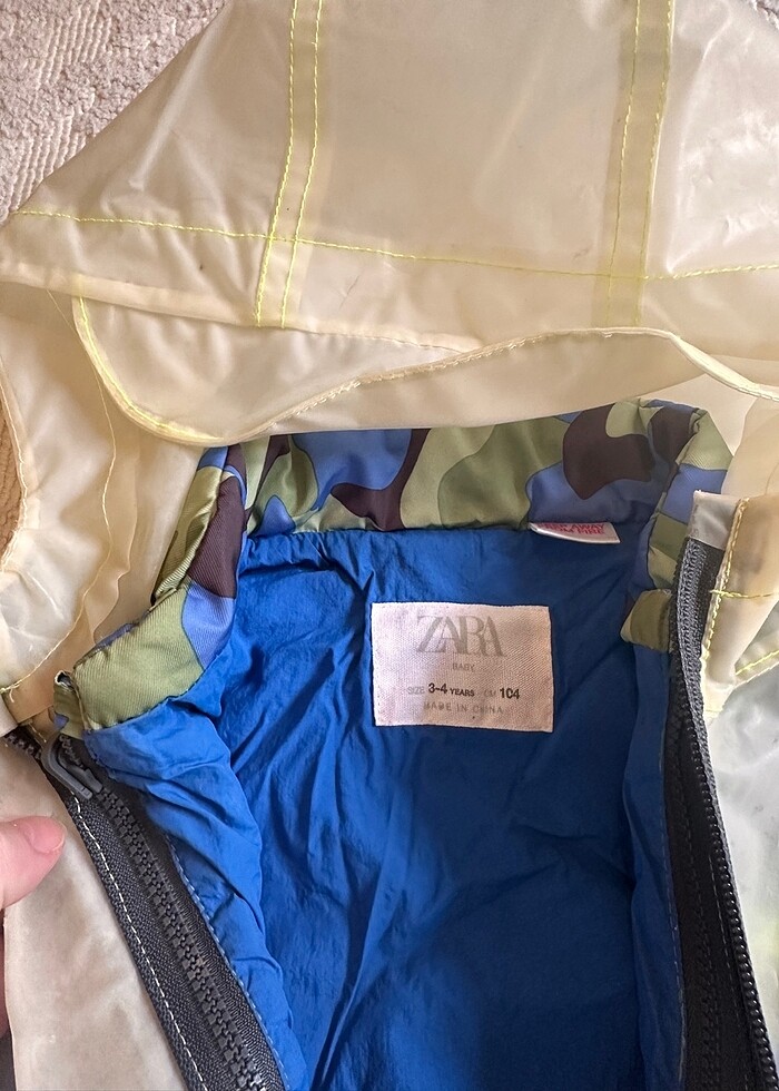 Zara yağmurluk - mont - Görsel 2