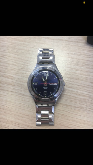 universal Beden gri Renk Swatch Irony saat