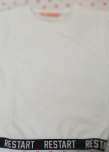 Beyaz Sporcu tişört - Görsel 3