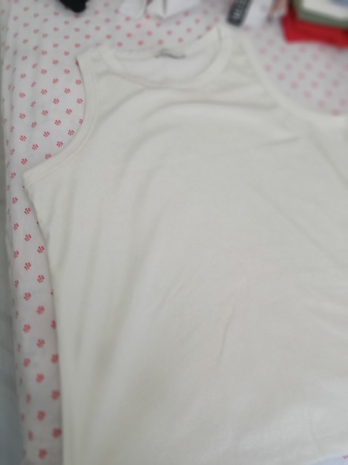 Beyaz Sporcu tişört - Görsel 4