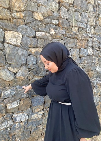 Siyah abiye elbise - Görsel 4