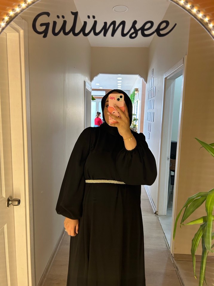 Siyah abiye elbise - Görsel 2