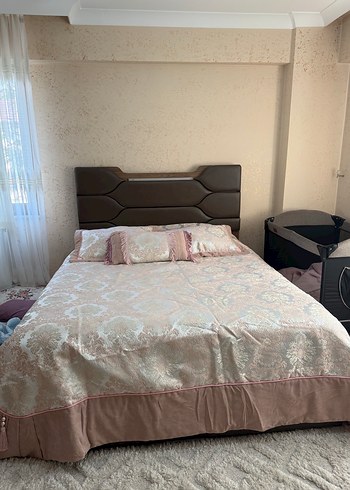 Nakışlı Beyaz Yatak Örtüsü - Görsel 7