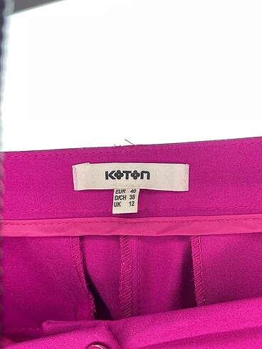 40 Beden pembe Renk Koton Kumaş Pantolon %70 İndirimli.
