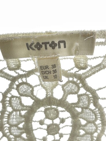 38 Beden beyaz Renk Koton Panço %70 İndirimli.