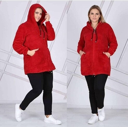 52 Beden Peluş hırka