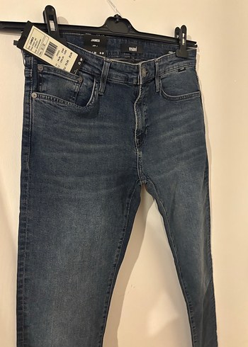 32 Beden Mavi jean 32/32 james erkek kot