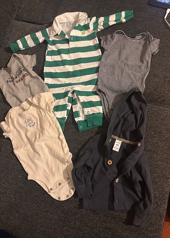 Carters badi,tulum,sweat 6 aylık