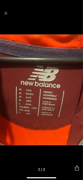 l Beden New balance yağmurluk