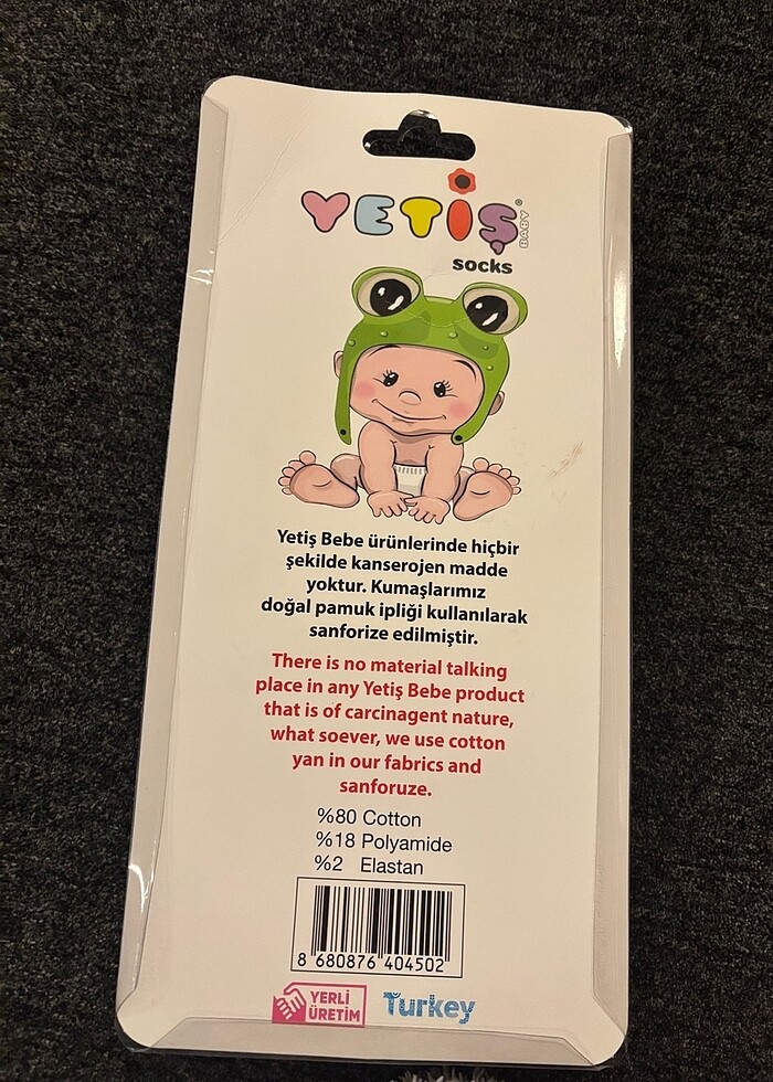 Yenidoğan çorabı - Görsel 3