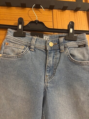 6 Yaş Beden mavi Renk Mavi jeans 5-6 yaş kız kot pantolon