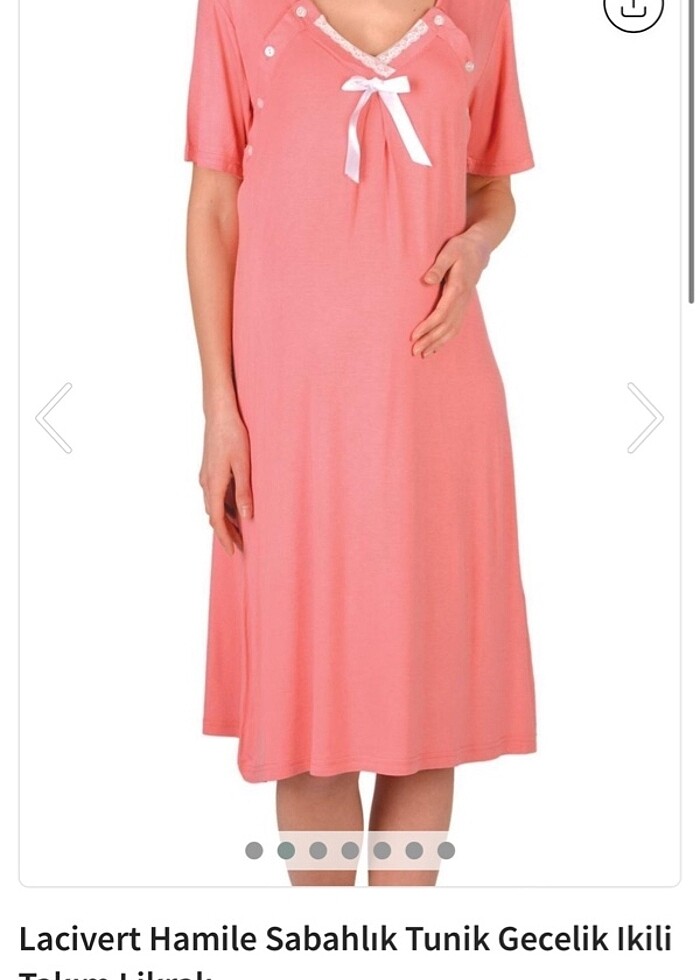 Hamile lohusa Xl gecelik sabahlık - Görsel 3
