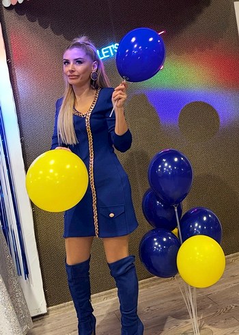 Zincirli elbise - Görsel 2