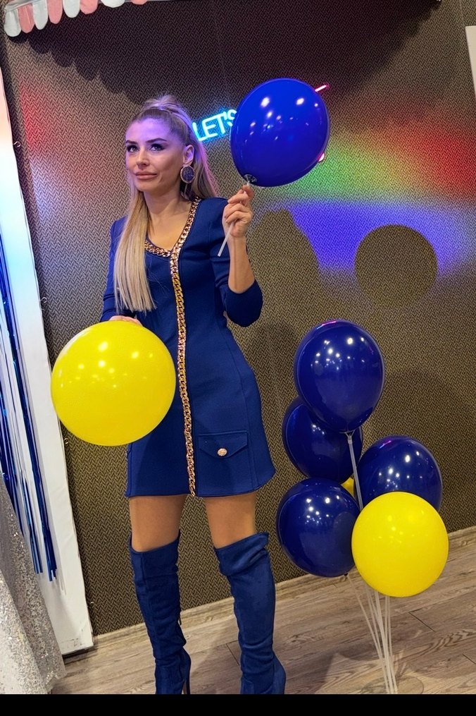 Zincirli elbise - Görsel 2