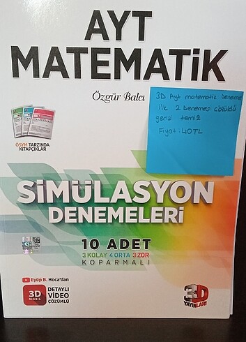 Acil ayt matematik denemesi